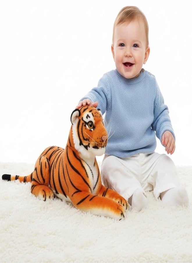 Bhudhar Small Stuffed Orange Soft Tiger for Kids, Plush Stuffed Soft gaint Tiger for Children, Decoration Toys, Birthday Gift | Orange (30 cm) - Image 2