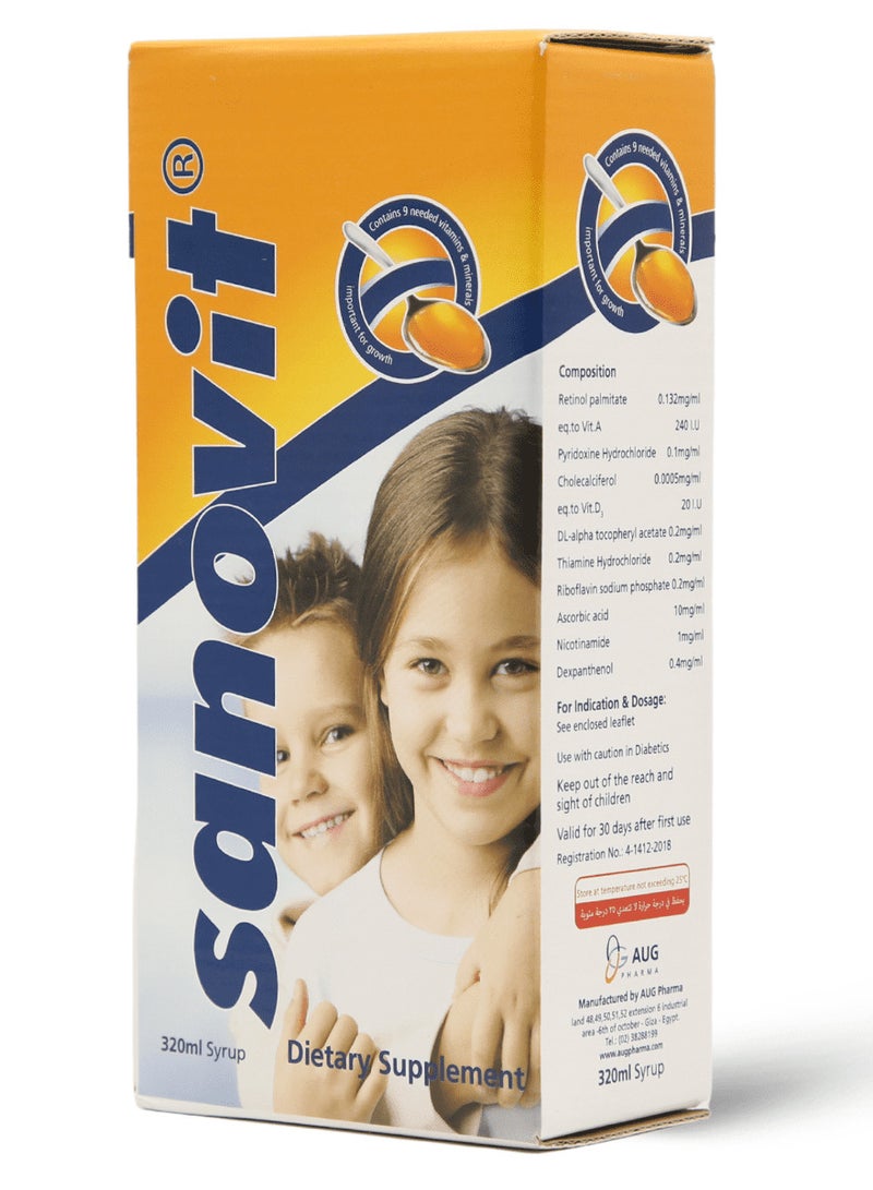 Sanovit Sanovit Multivitamin 320 ml Syrup  - Image 4