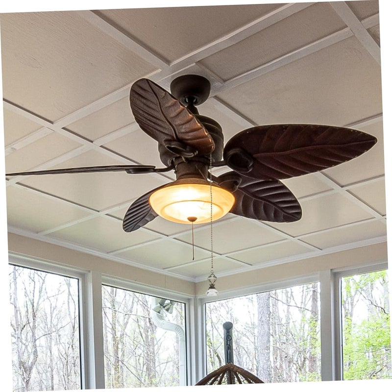 2pcs Vintage Crystal Pendant Pull Chain Elegant Prism Fan Chain Extender for Ceiling Fans Lights Table Lamps for Home Decor - Image 5
