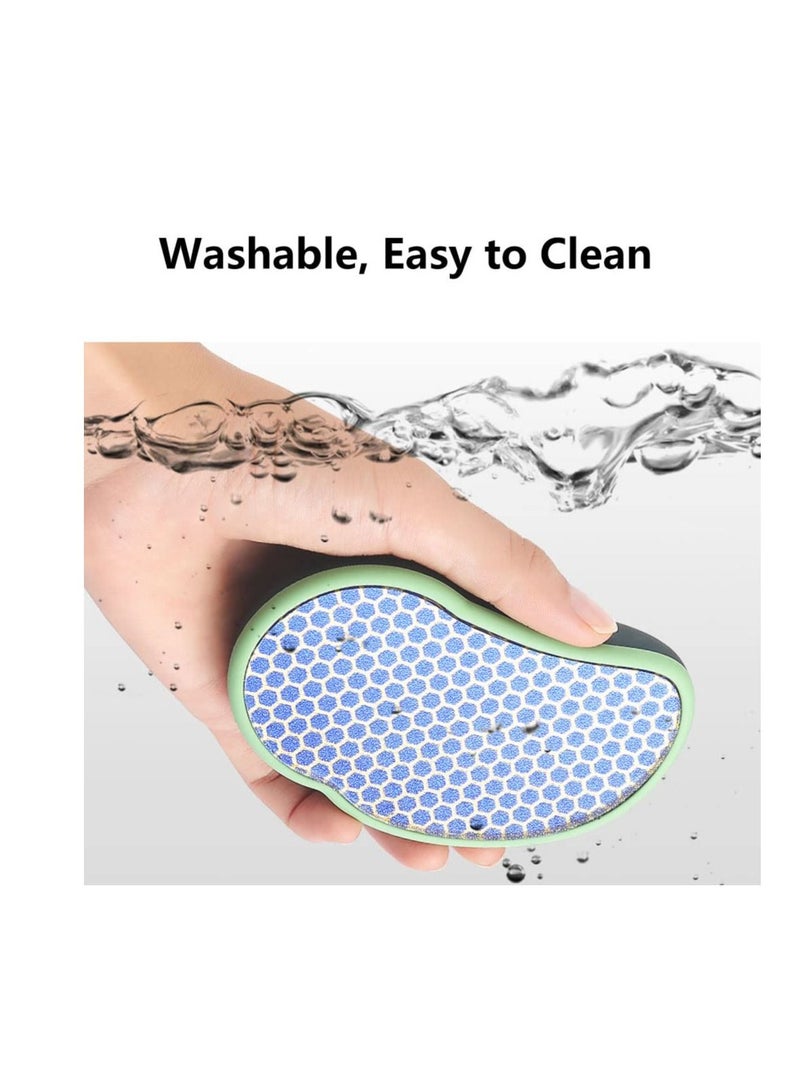 KASTWAVE Glass Foot File, Upgraded Nano Glass Foot File Easy to grip Back Shell Foot Scraper Nano-Level Grinding Points Washable Dead Skin Callus Remover for Dry and Wet Environment (2 PCS) - Image 4