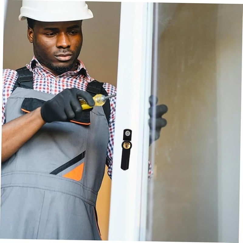 Tehaux No Drill Sliding Window Lock Replacement Safety Latch For Vertical Horizontal Sash - Image 5