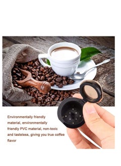 NIBEMINENT Reusable Nespresso Capsules, 3 Pack Refillable Pods Single Cup Coffee Filters, Eco Friendly Stainless Steel Mesh Filter for Machines with Spoon and Brush  - Image 3