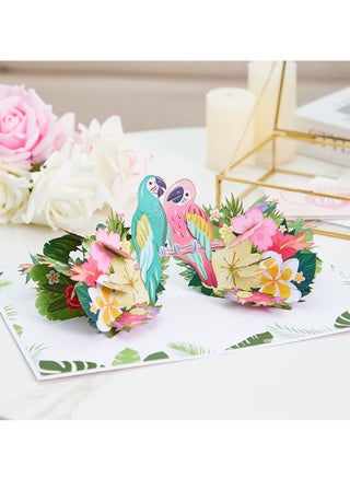 Lovebirds Flowers pop up card - pzsku/Z6421168C4FF1F23011D7Z/45/_/1696470385/407b9723-d212-4663-8466-7e913938447f