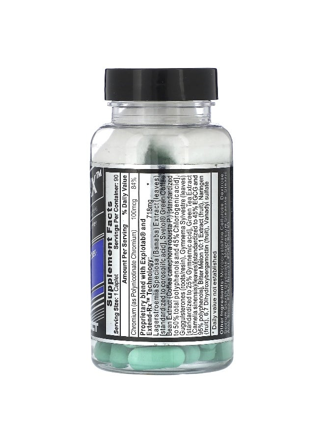 hi tech pharmaceuticals Hi Tech Pharmaceuticals, Glucozene-Rx, 275 mg, 90 Rapid-Release Caplets  - Image 2