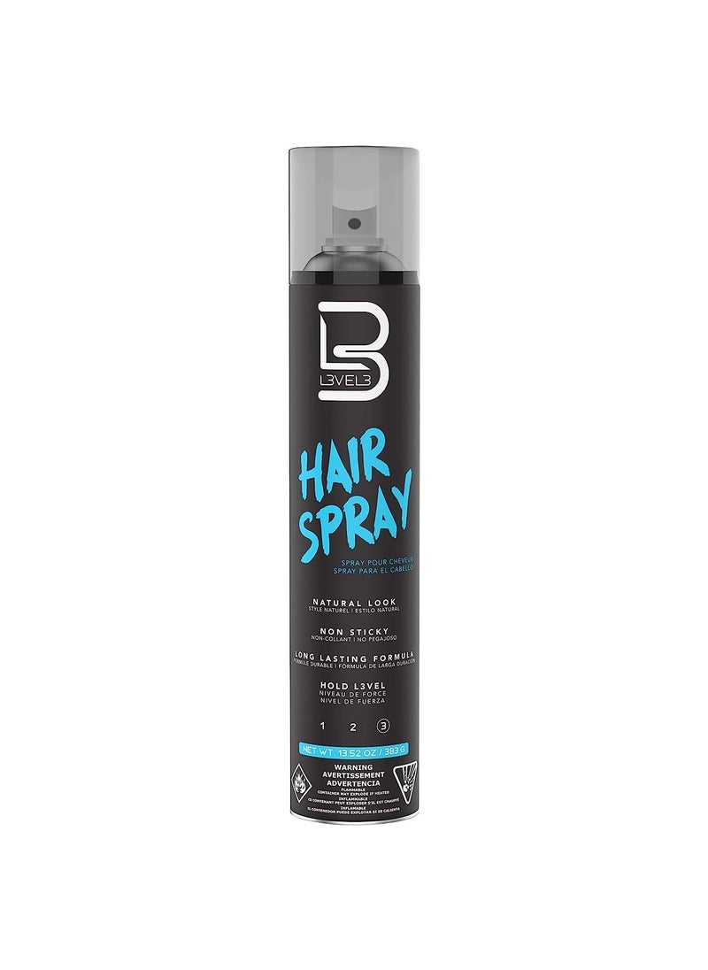 L3 Level 3 Strong Hold Hair Spray  LongLasting Hair Spray for Men and Women  Pack of 2 