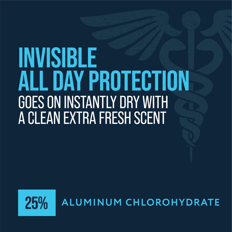 Certain Dri Prescription-Strength Clinical Antiperspirant Dry Spray, 72-Hour Sweat & Odor Protection for Men & Women, Extra-Fresh Whole-Body Deodorant with 25% Aluminum Chlorohydrate, 4.2 oz, (3-Pack) - Image 4