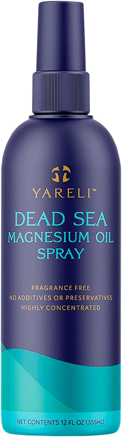 Magnesium Oil Spray Ultra Absorbent High Strength Dead Sea Magnesium 12oz for Better Sleep and Muscle Relaxation