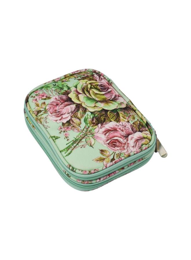 klarako Knitting Yarn Storage Bag Tote Organizer for Yarn Crochet Hooks Needles Wool 19x19cm - Image 3