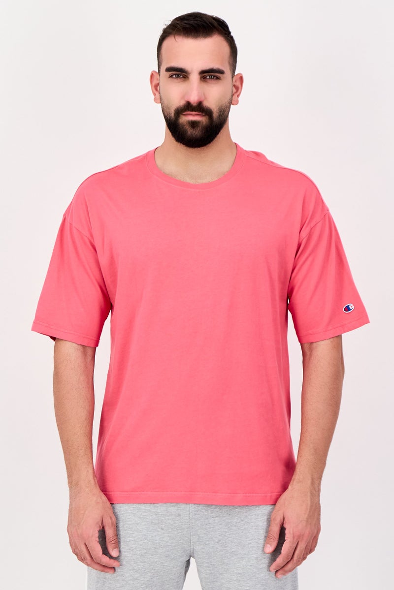 Champion Men Sportswear Fit Short Sleeve Outdoor T-Shirt, Pink - Image 1