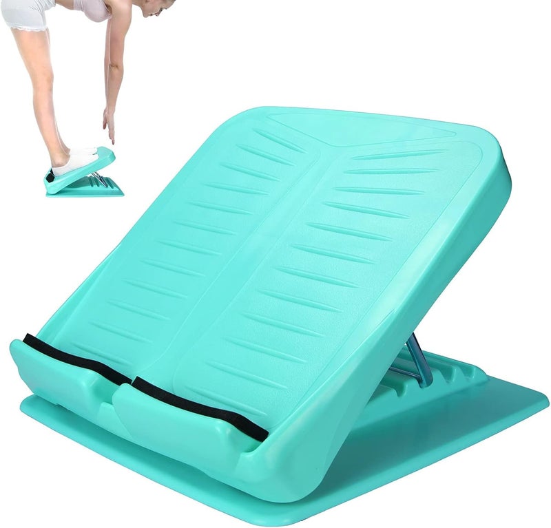 Luckam Adjustable 4 Level Slant Board Calf Stretcher Anti Slip Design Incline Board Leg Foot Balancing Fitness Pedal Wedge Stretch for Home, Office - Image 1