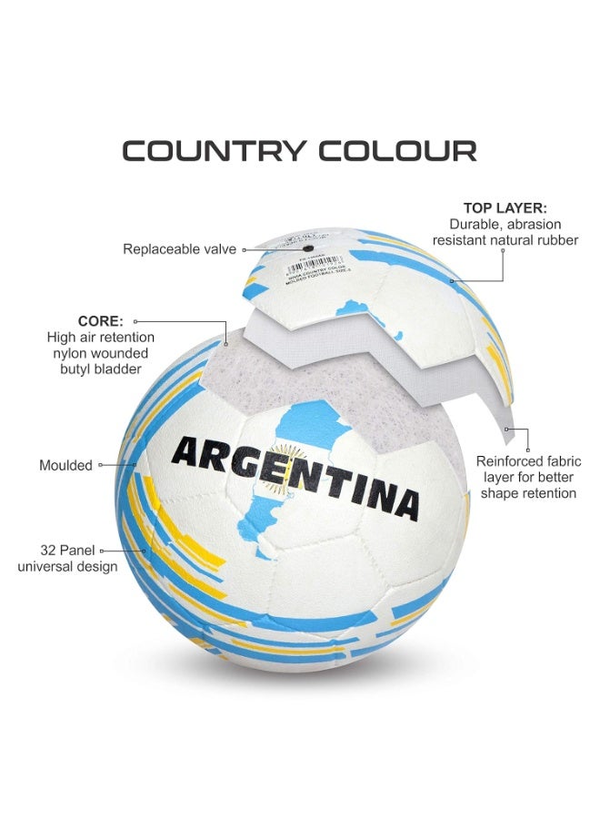 Nivia Country Colour Argentina Football - Size 3 - Image 3