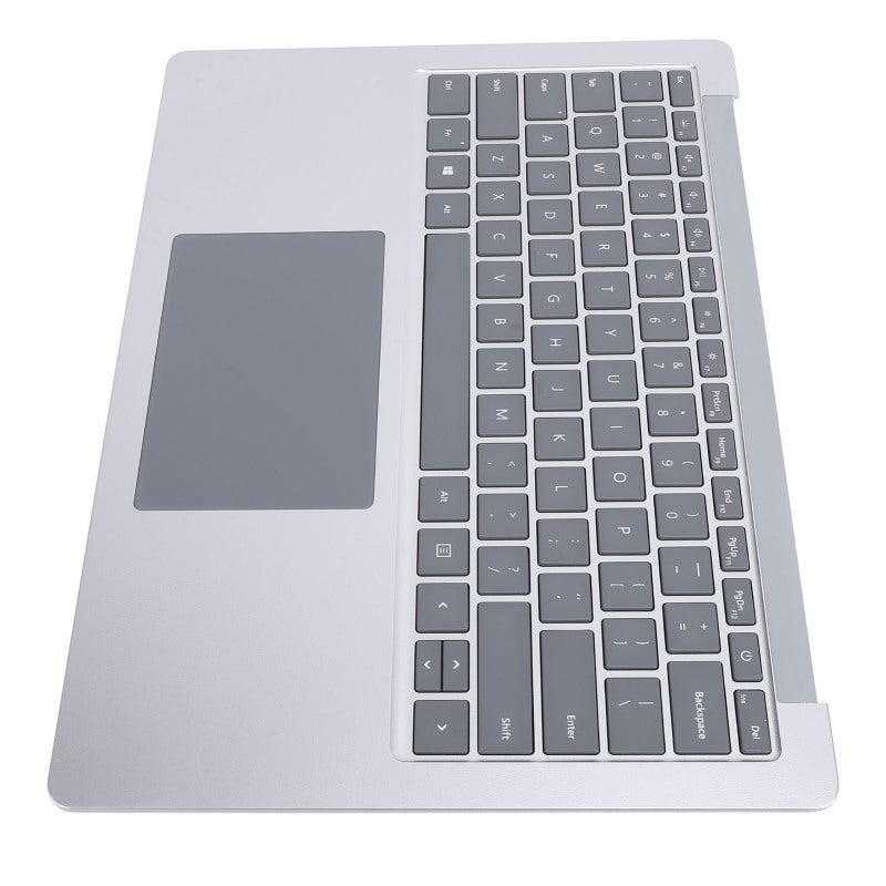 Laptop Palmrest Keyboard Full Size Laptop Palmrest Keyboard Touchpad Assembly for Laptop 3 4 5 1951 13.5 Inch Silver - Image 5