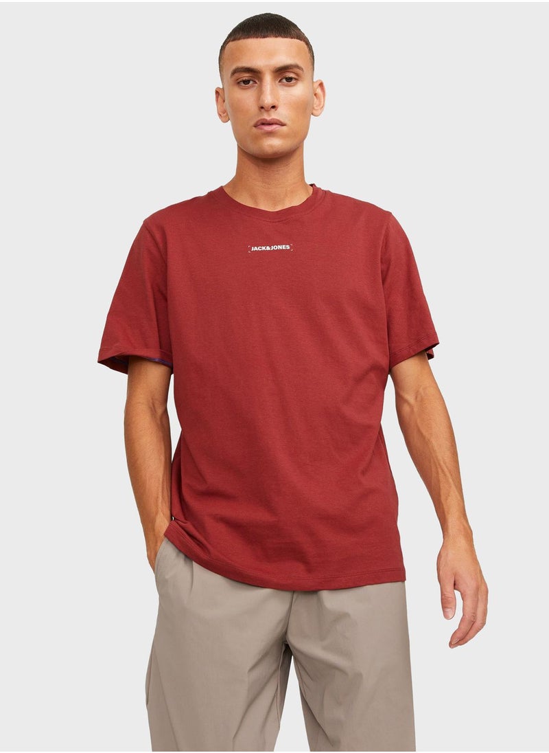 JACK & JONES - Logo Crew Neck T-Shirt - Image 1