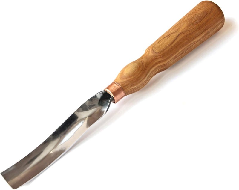 BeaverCraft Wood Carving Gouge 7L/22 Spoon Carving Tools, Chisels - Bowl Gouge, Wood Curved Chisel - Whittling Spoon Knife - Image 1