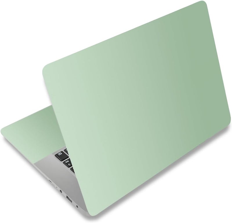 AORTDES Laptop Skin Sticker Decal 15-15.6 Inches, Universal Reusable Vinyl Sticker for 12.1 13 13.3 14 15.4 Inches Netbook/Notebook PC, Waterproof & Scratch-Resistant (Mint Green - Gradient) - Image 1