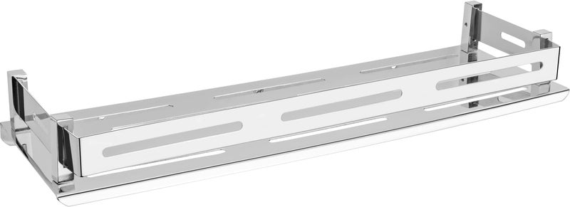 Plantex Rack for Bathroom Wall Mounted/Stainless Steel Shelf for Bathroom/Kitchen/Living Room with Railings/Bathroom Organiser (15x5 inches, Chrome) - Image 5