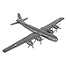 Tim Mee Toy TimMee WW2 B29 Superfortress Bomber Plane SilverGray Plastic Army Men Aircraft - Image 2