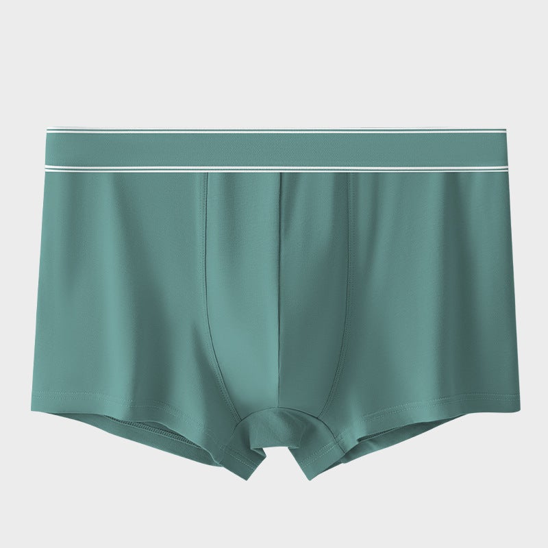 Men'S Underwear Cotton Boxers Summer Thin Seamless Comfortable 3A Bacteriostatic Boxer Shorts Student Shorts - Image 1