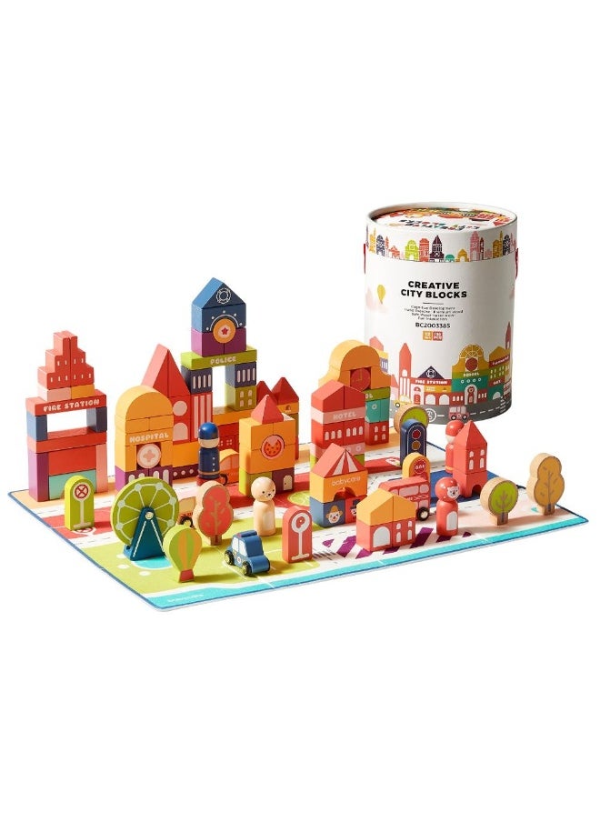Babycare Creative City Building Blocks Toy Set - 120 Pcs  - Image 1