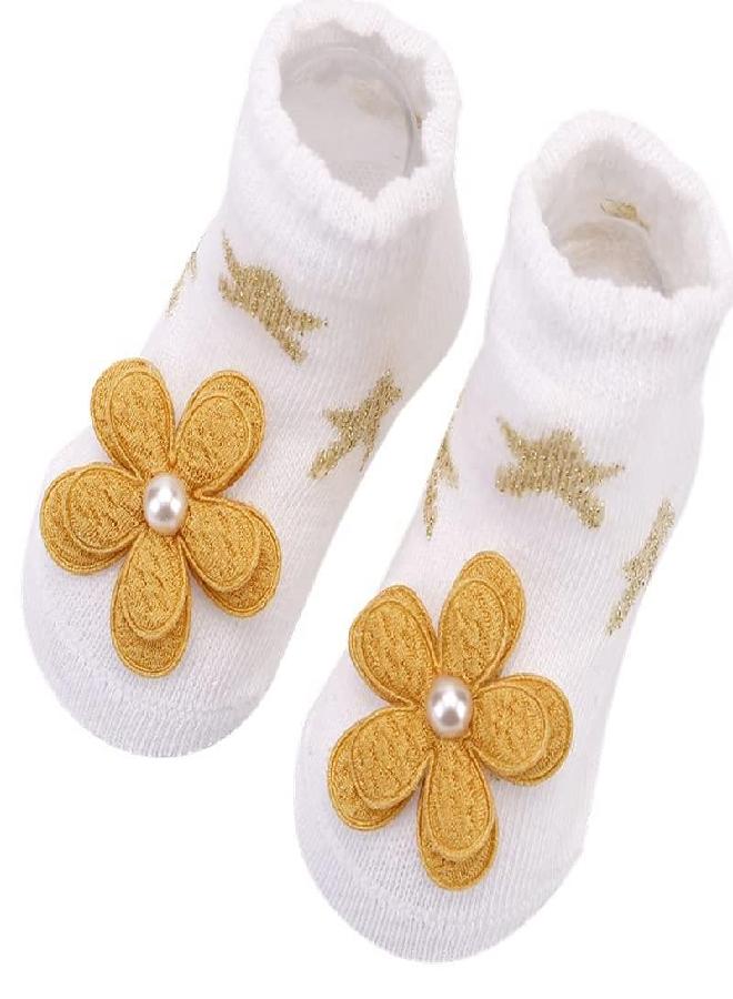 Toptim Newborn Baby-girls Socks and Bow Infant Toddler Ankle Socks (as1, age, 6_months, 12_months, 10 Pack) - Image 4