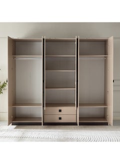 Luxembourg 6-Door Wardrobe with 2 Drawers and 2 Mirrors 243 x 216 x 59.6 cm - pzsku/Z64223BC573FF50E330B7Z/45/_/1709817898/f672f76f-0a7c-45e5-9a26-917977b13b72