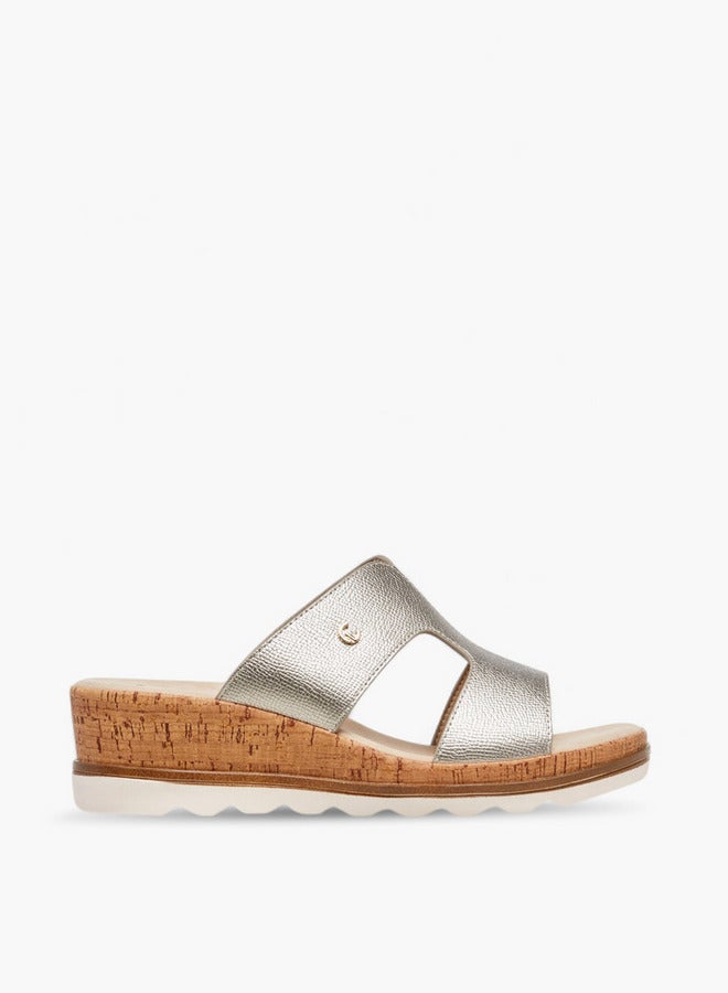 Le Confort Textured Slip-On Comfort Sandals - Image 1