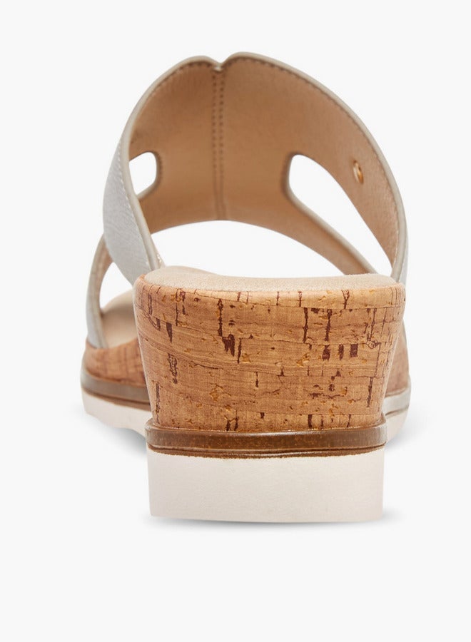 Le Confort Textured Slip-On Comfort Sandals - Image 5