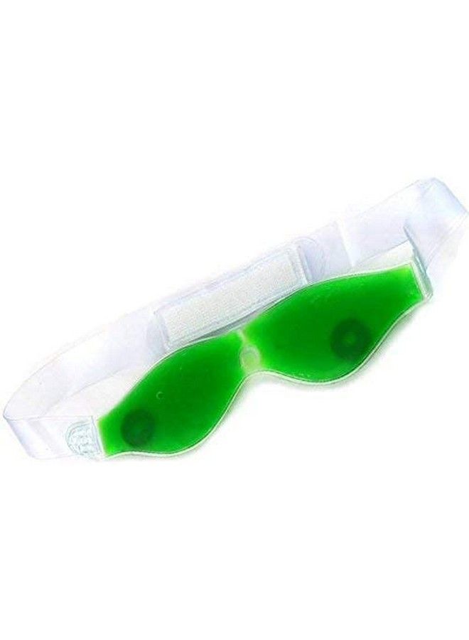 Neev Enterprise Aqua Cooling Gel Relaxing Eye Mask For Dark Circles Dry Eyes Cooling Eyes Pain Relief Redness Eye Patches Sleeping Cool Pad Suitable For All Family Members (Pack Of 3 Green) - Image 3