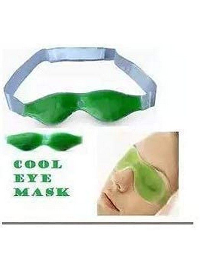 Neev Enterprise Aqua Cooling Gel Relaxing Eye Mask For Dark Circles Dry Eyes Cooling Eyes Pain Relief Redness Eye Patches Sleeping Cool Pad Suitable For All Family Members (Pack Of 3 Green) - Image 5