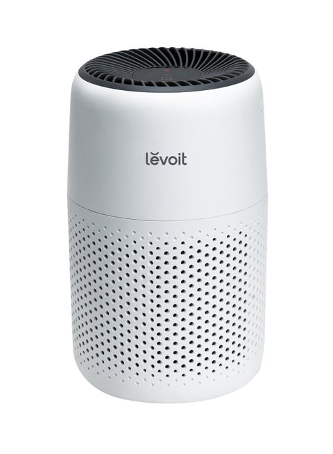 جهاز تنقية الهواء Levoit Core Mini مع إسفنجة عطرية لتحسين حساسية النوم، ووبر الحيوانات الأليفة ورائحة الغبار والغبار والمكتب، سطح مكتب محمول صغير الحجم باللون الأبيض