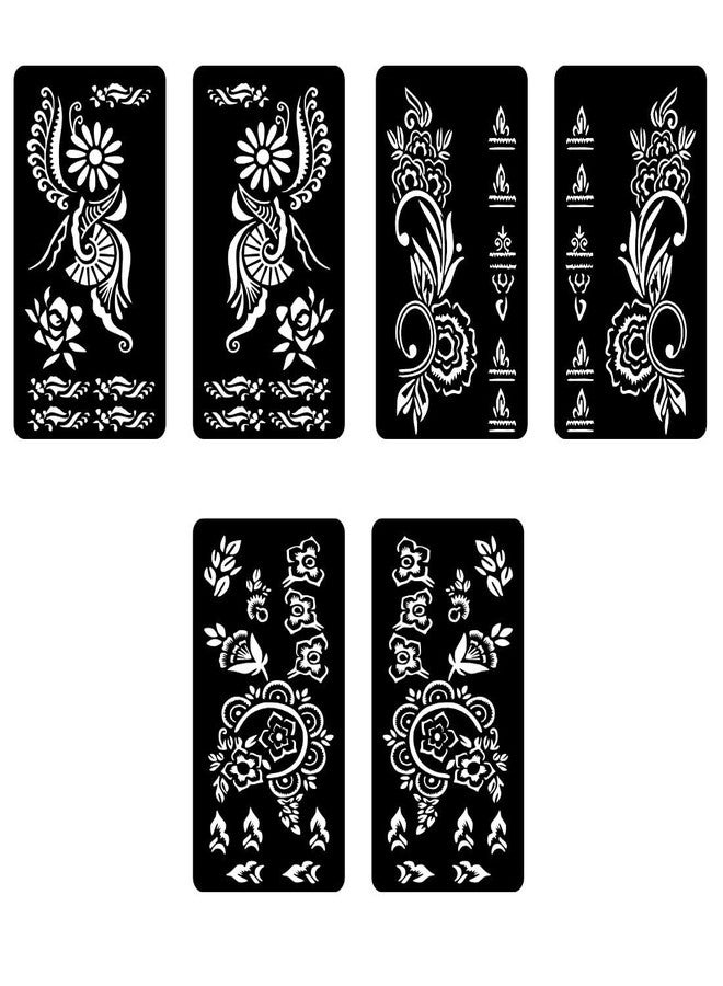 Vanvati Combo Mehndi Stencil Sticker Ideal for Mehndi Lovers Celebrating Traditional Parties and Family Events - Image 3