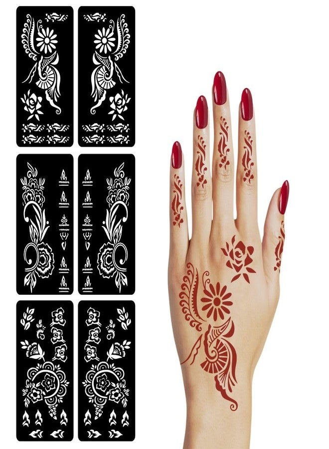 Vanvati Combo Mehndi Stencil Sticker Ideal for Mehndi Lovers Celebrating Traditional Parties and Family Events - Image 2