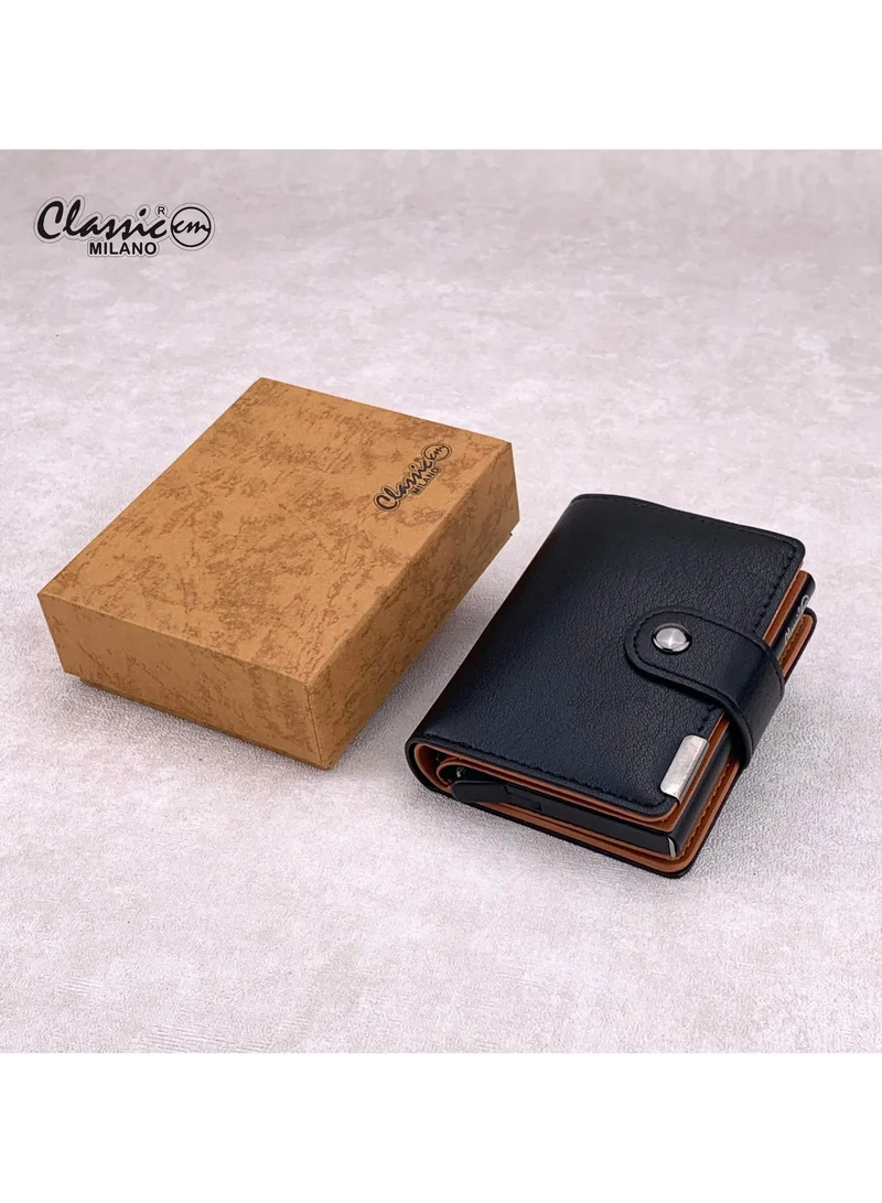 Classic Milano Classic Milano RFID Blocking Faux Leather Wallet for Men and Women | Card Holder Wallet Pop-up, Credit Card Holder for Men | Wallet for Men & Women’s Card Wallet