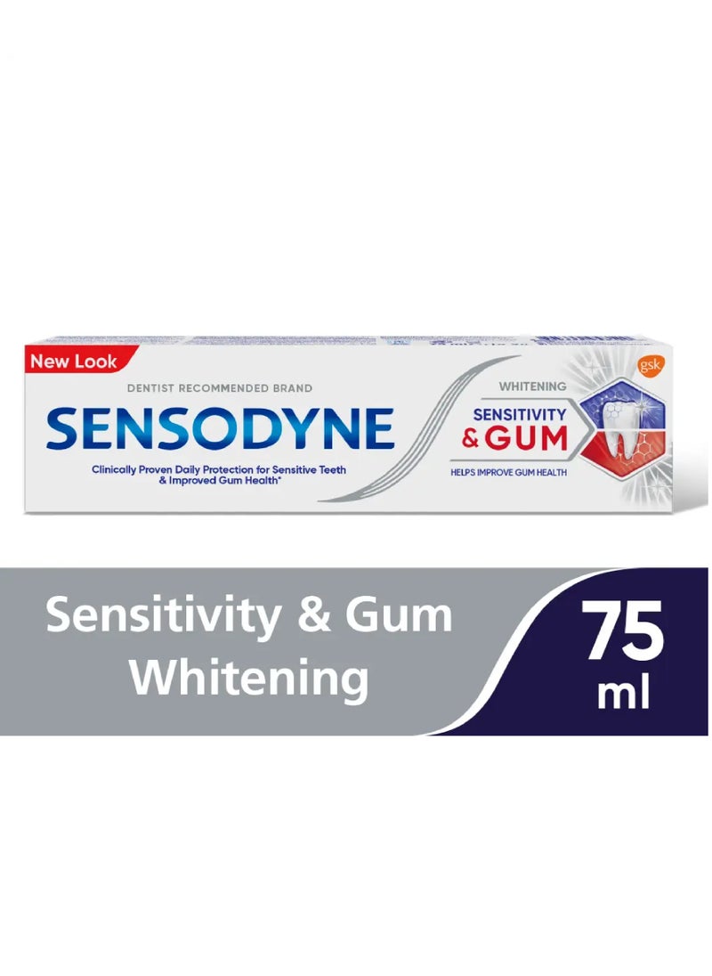 Sensodyne SENS WHITENING SENSI&GUM T/P 75 ML 
