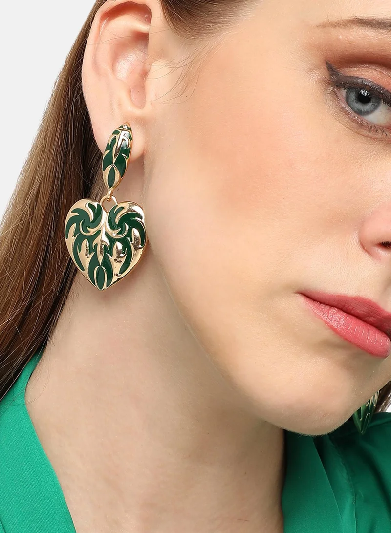 سوهي حلق مصمم للحفلات مطلي بالذهب