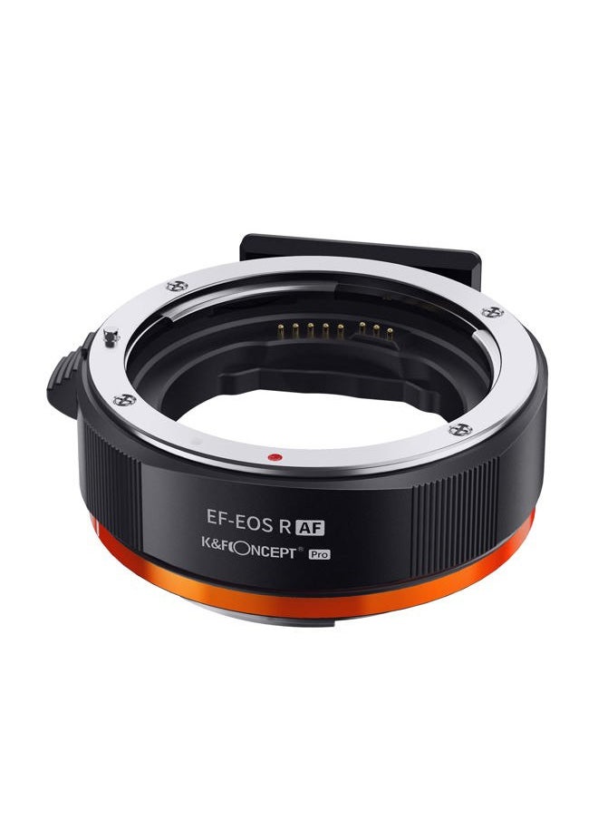 K&F Concept EF-EOS R Lens Adapter, Auto Focus EF/EF-S to EOS R Lens Mount Adapter Compatible with Canon EOS R, RP, R5, R6, R6II, R7, R8, R10, R50, R100 Cameras  - Image 1