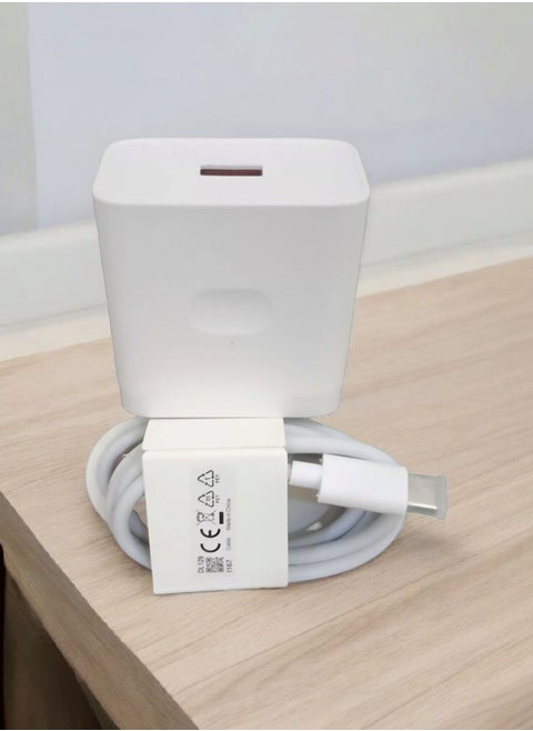 Flash Charge Super VOOC Adapter Charger 100W With USB-C Cable Compatible With Oppo