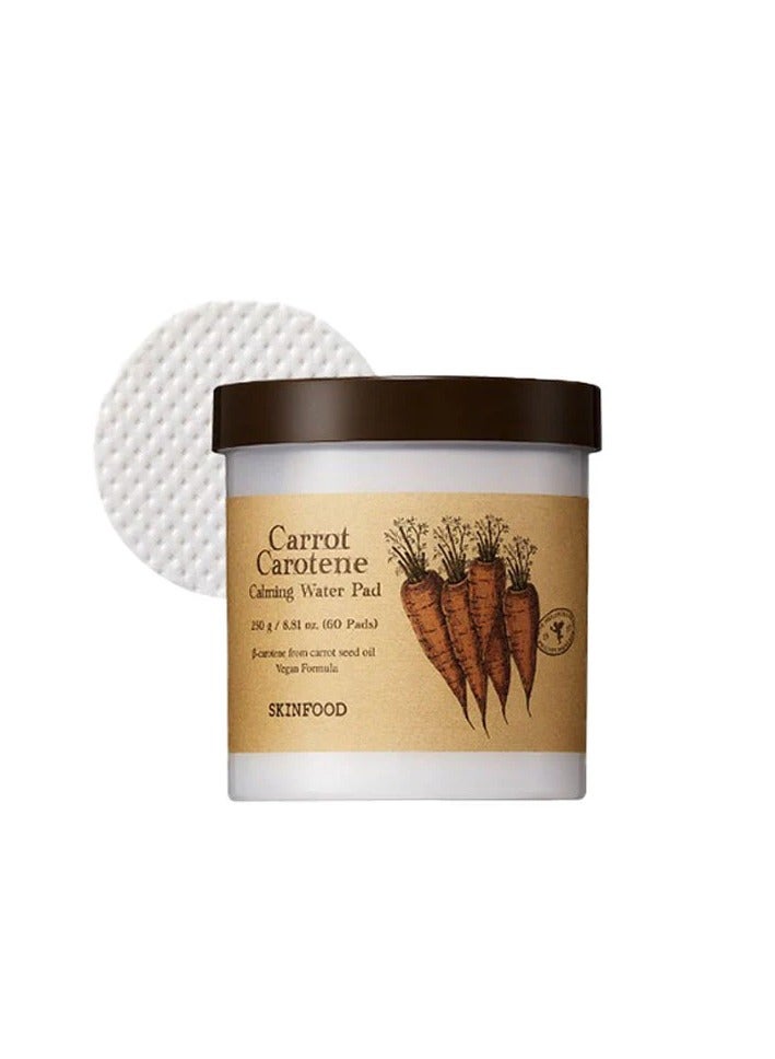 سكين فوود سكين فود 100% نباتي، كاروتين، جزر، مهدئ ومرطب، ماء 250 جرام (60 قطعة) - Image 1