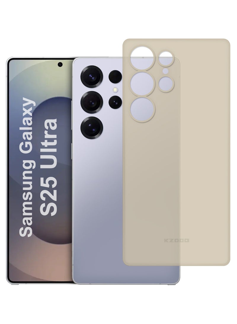 KZDOO Case for Galaxy S25 Ultra Air Skin Case All Around Full Protection Ultra Slim 0.3mm Thickness 4g Feather Weight - Desert Titanium - Image 1