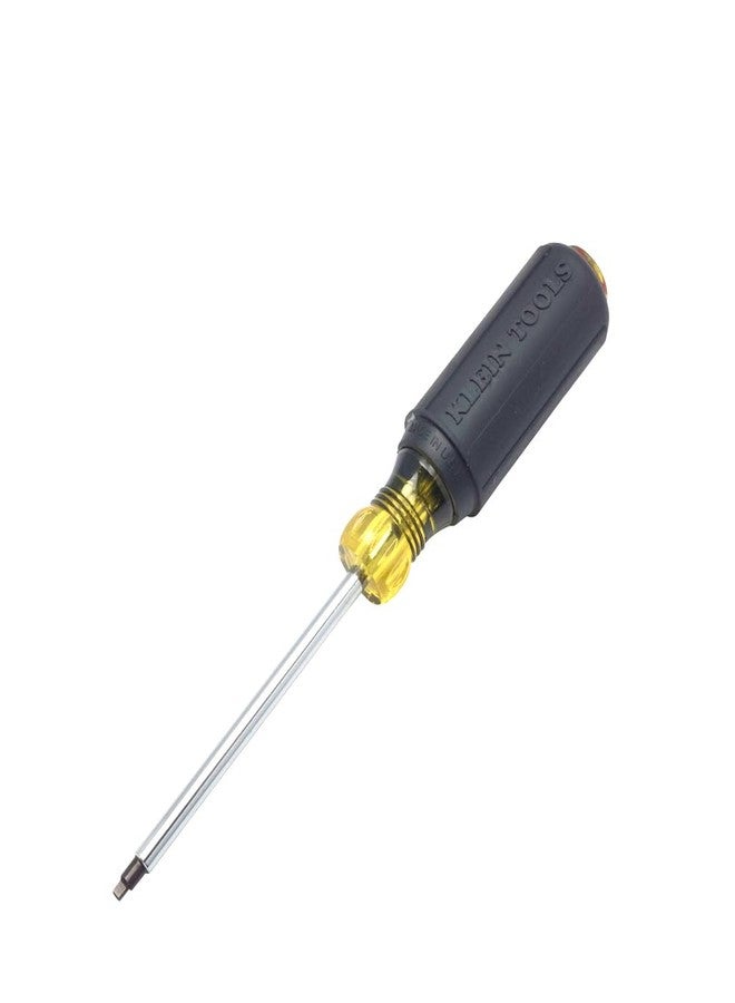 Klein Tools 662 2 Square-Recess Tip Screwdriver, Made in USA, 4-Inch Round Shank and Cushion Grip Handle - Image 3
