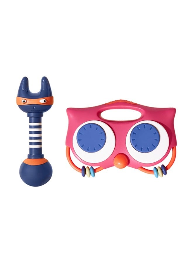 Soft Baby Rattle Set, Multifunctional Rattles Newborn with Music, Ideal for Early Learning and Sensory Development  - Image 1