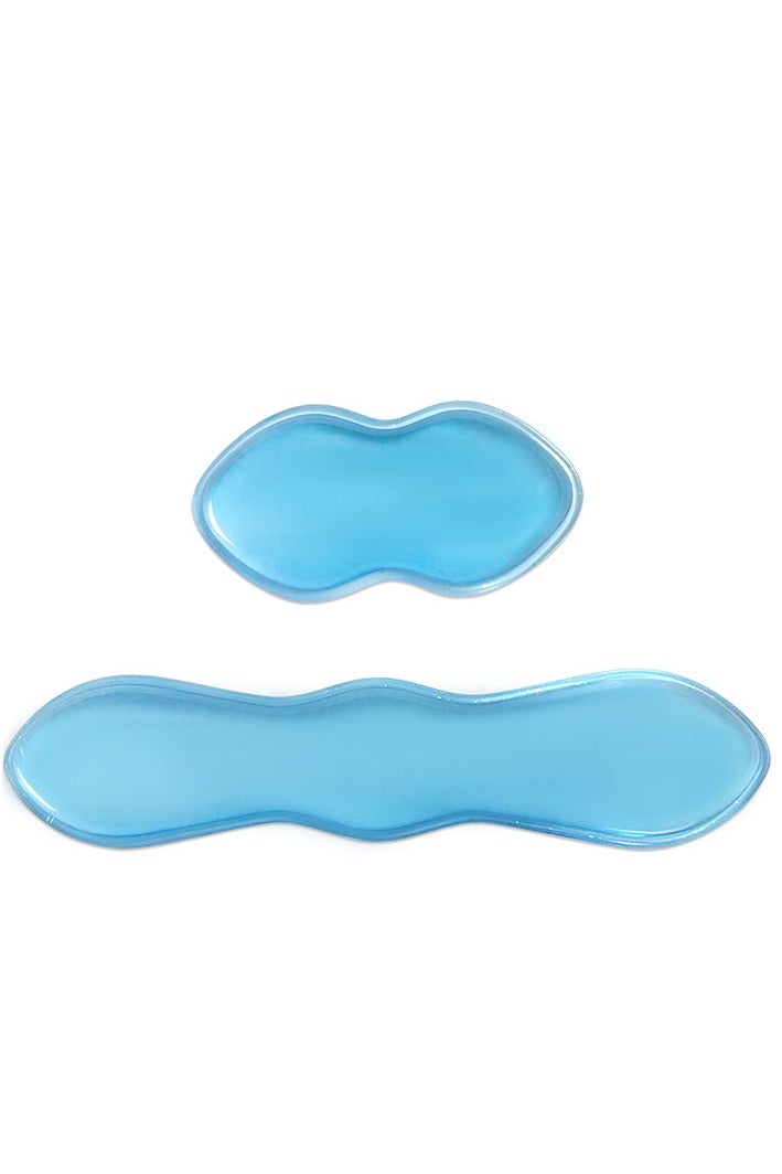 Gel Wrist Rest for Keyboard and Mouse, Wrist Rest for Keyboard, Mouse Wrist Support, Pain Relief, Cool Touch, Non-Skid, Keyboard and Mouse Wrist pad Set - Image 1