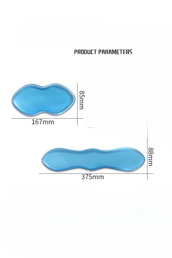 Gel Wrist Rest for Keyboard and Mouse, Wrist Rest for Keyboard, Mouse Wrist Support, Pain Relief, Cool Touch, Non-Skid, Keyboard and Mouse Wrist pad Set - Image 3