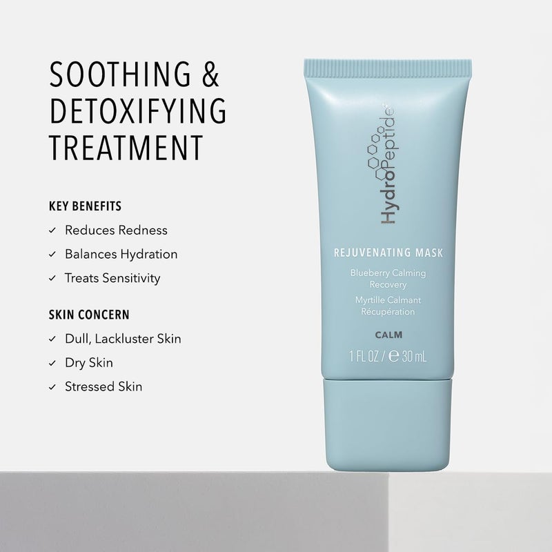 HydroPeptide Rejuvenating Mask, Peptide Blueberry Recovery Treatment, 0.5 Ounce - Image 2