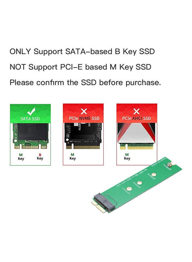 NIBEMINENT M.2 NGFF To Asus Ux21/Ux31 SSD Adapter Card Multicolour - Image 5