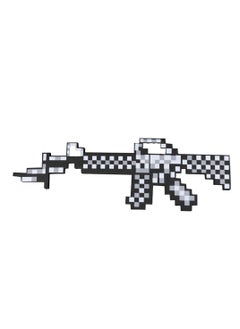 Minecraft gray machine gun, camouflage toy, foam toy, 60 cm