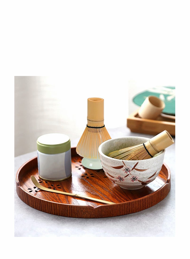 SYOSI Japanese Tea Set, Traditional Matcha Tool Set, Matcha Ceremony Accessories, Matcha Blender, Blender, Tea Spoon (3 Piece Set, White) - Image 4