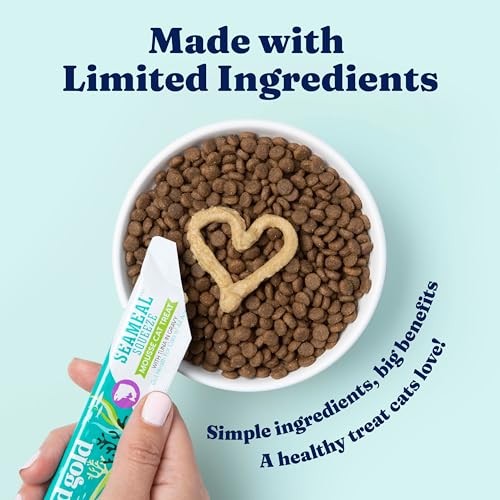 Solid Gold Lickable Cat Treats - Limited Ingredient Chicken SeaMeal™ Squeezable Healthy Cat Treats for Indoor Cats - Snack & Topper Squeeze Ups for Cats w/Seaweed for Gut & Immune Support - 3oz/30ct - Image 2