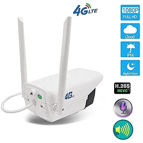 CAMERA DEKHO كاميرا ديخو 4G 3G تعتمد على بطاقة SIM واي فاي كاميرا أمنية خارجية لاسلكية بدقة كاملة 1080p IP66 مع رؤية ليلية صوت ثنائي الاتجاه كشف الحركة أبيض_115_113 - Image 4