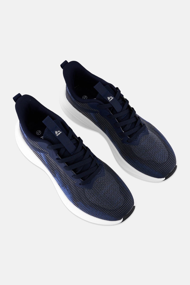 RBX أحذية جري رجالية بشبكة ورباط، أزرق داكن - Image 4